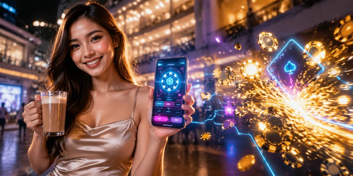 Aplikasi kasino 7113 di Johor Bahru pada skrin telefon bimbit
