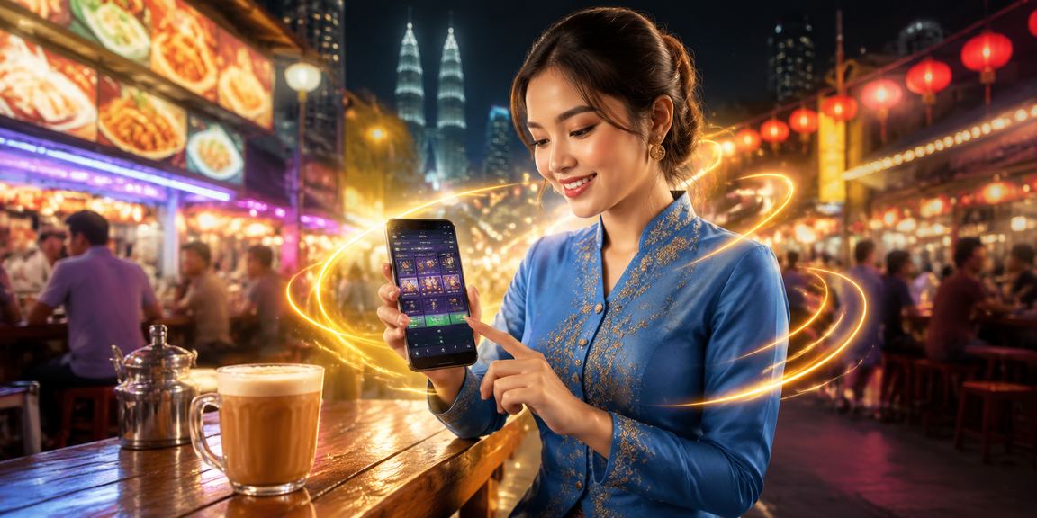 Pemain kasino mobil di Kuala Lumpur menggunakan telefon bimbit